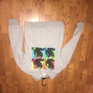 2pac Gray Hoodie - Size S